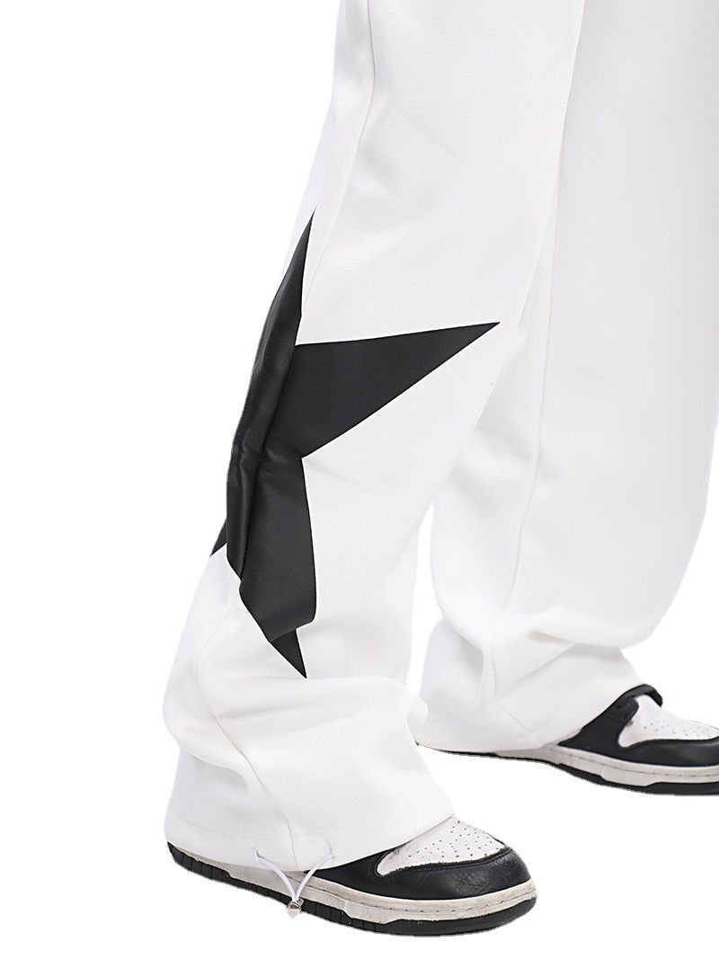 Retro-High-Street Hip-Hop Print Jogginghose - Shopteufel