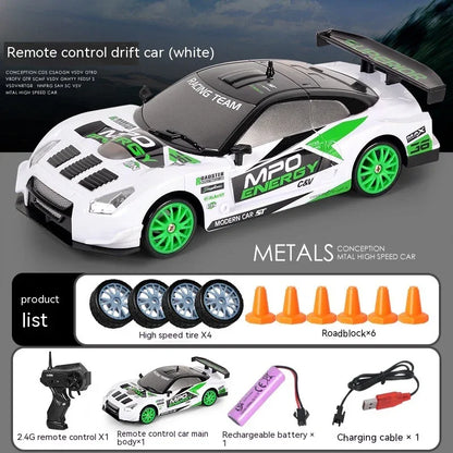 Remote Control Car Four-wheel Drive Drift Racing Car With Light Spray Boy Toy Remote Control Toy Car - Shopteufel