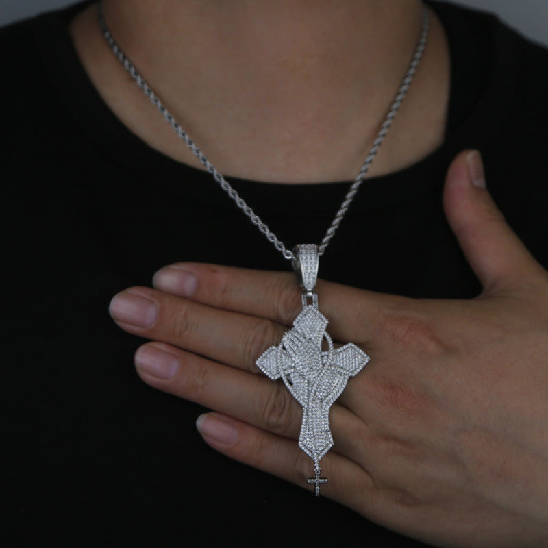 Gebetskreuz-Anhänger, Hip-Hop - Shopteufel