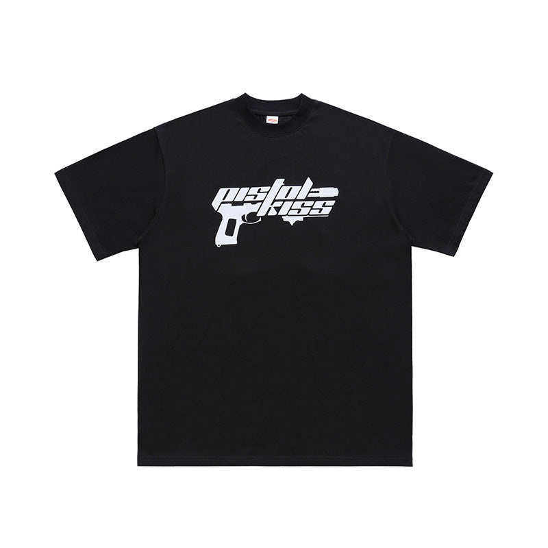 Herren-T-Shirt mit speziellem Design, bedruckt, halblang, Hip-Hop-Stil - Shopteufel