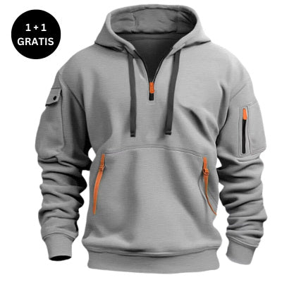 Kapuzenpullover, lockerer Pullover, modisches Sweatshirt - Shopteufel