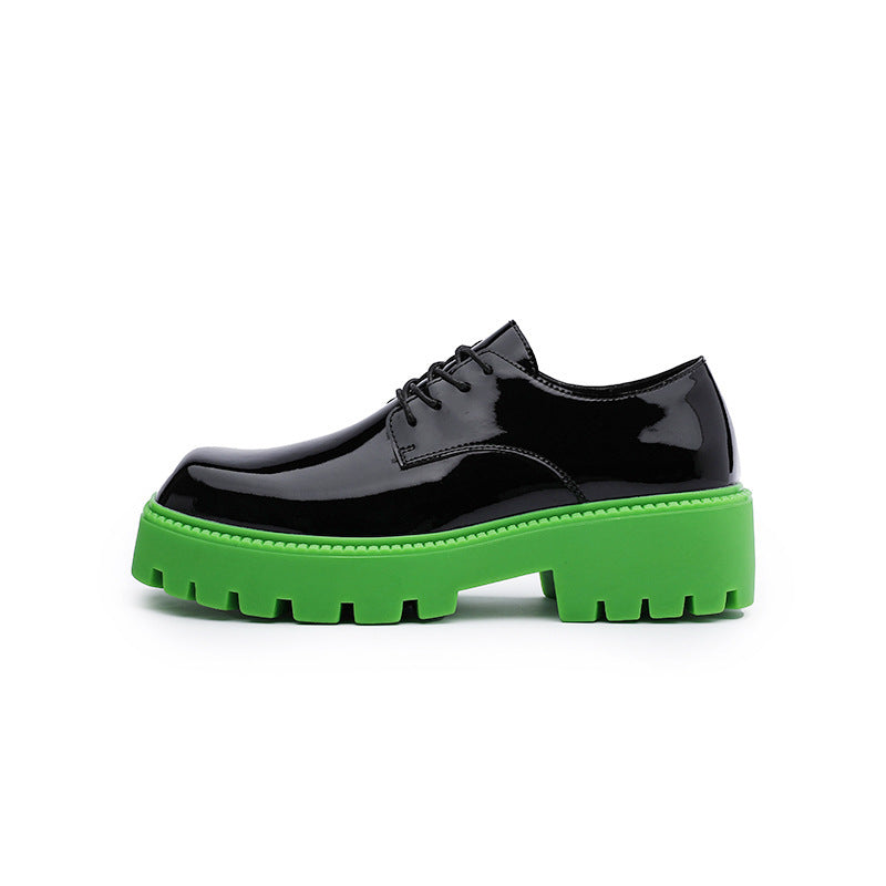 Modische Herren- und Damenschuhe mit eckiger Spitze und dicker Sohle - Shopteufel