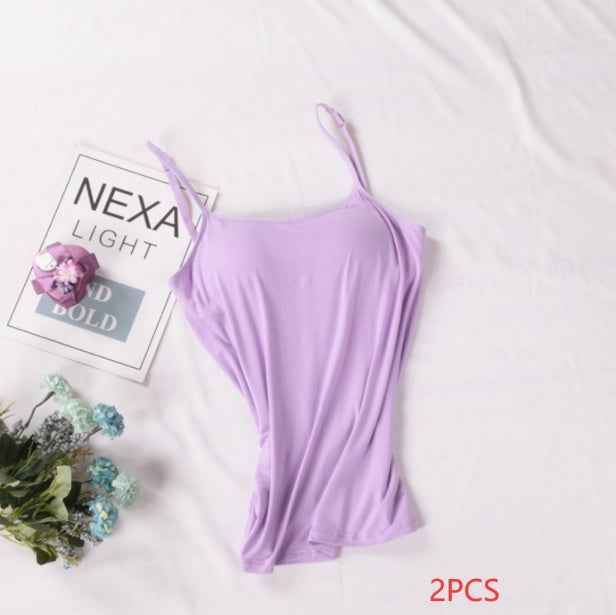 Damen Top mit schmalen träger - Shopteufel