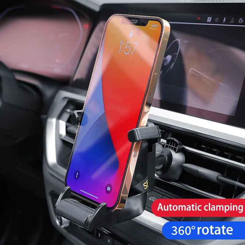 Racing Seat Shape Car Phone Holder Auto Air Vent Mobile Phone Clip 360 Degree Rotatable Car Cellphone Rack For Car Interior - Shopteufel