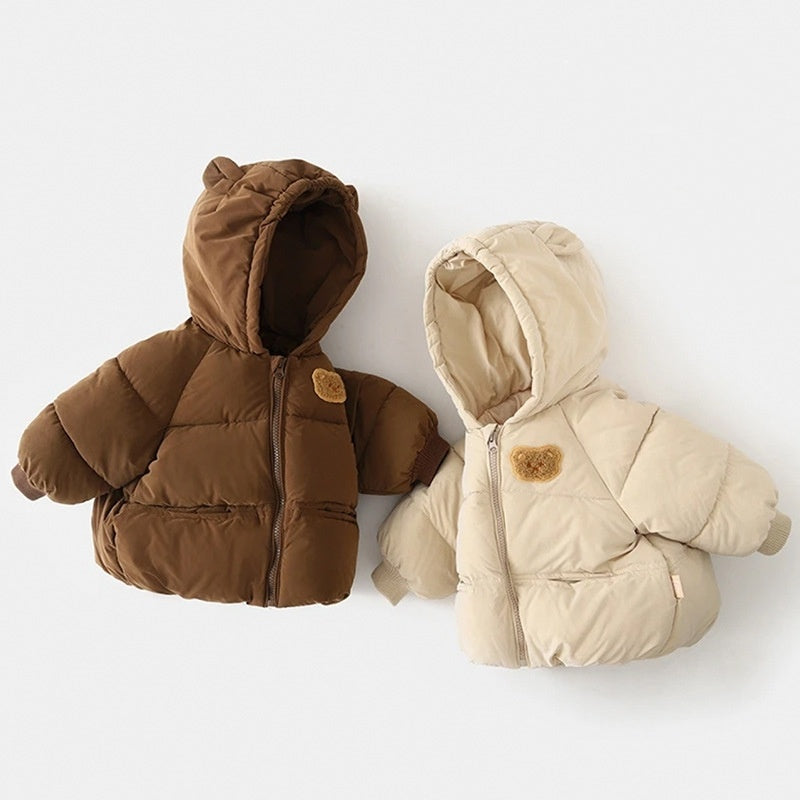 Wintermantel für Babys, wattierte Winterjacke aus Baumwolle - Shopteufel