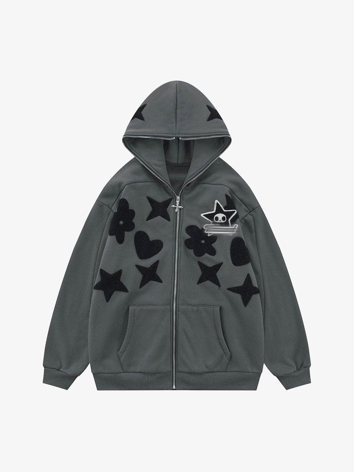 Hoodie Jacke mit Kapuze - Shopteufel