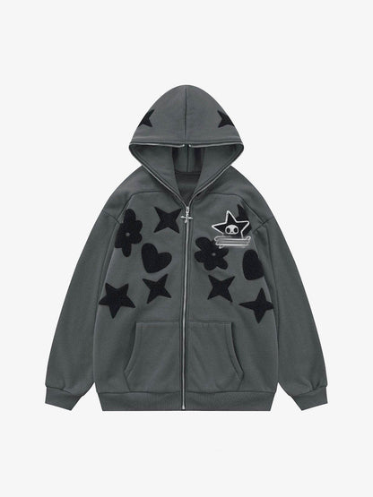 Hoodie Jacke mit Kapuze - Shopteufel