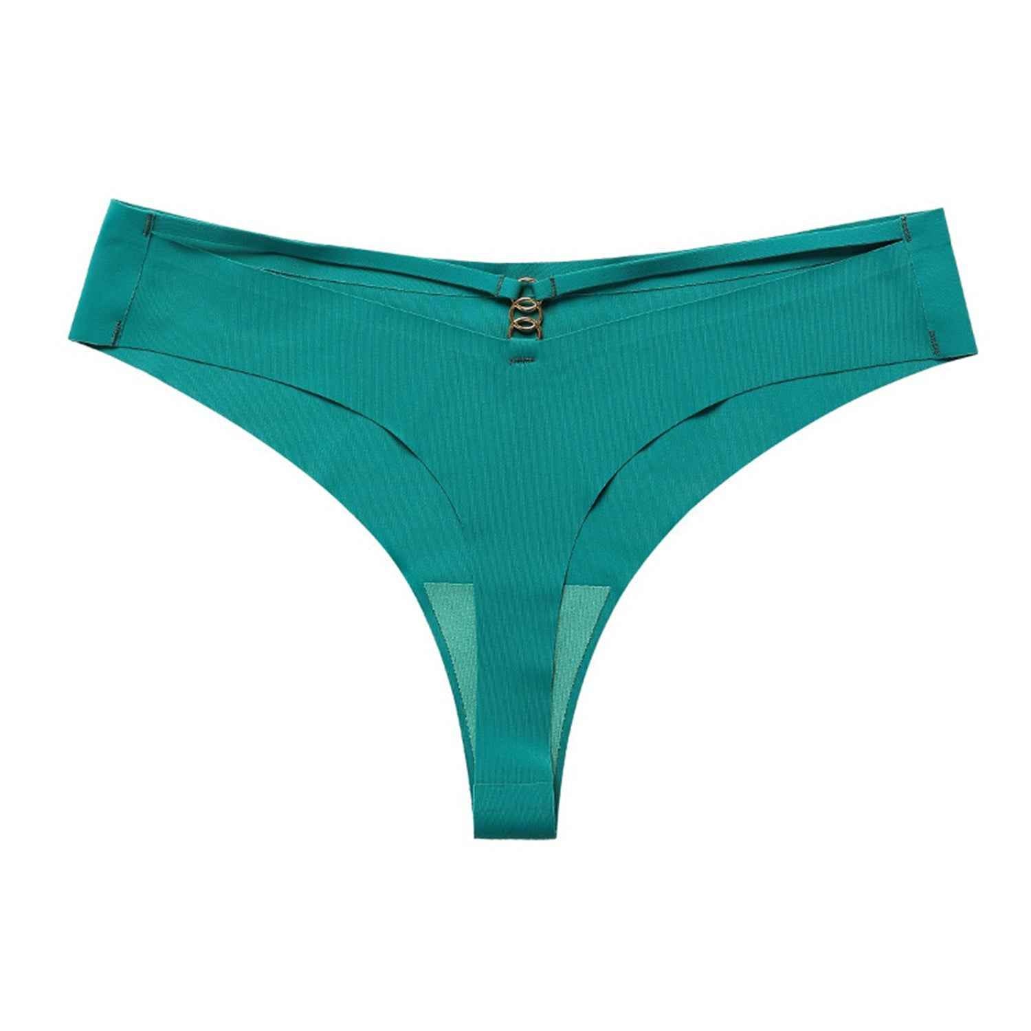 Nahtloses Höschen-Set für Damen, sexy, tiefsitzender G-String-Tanga aus Eisseide - Shopteufel