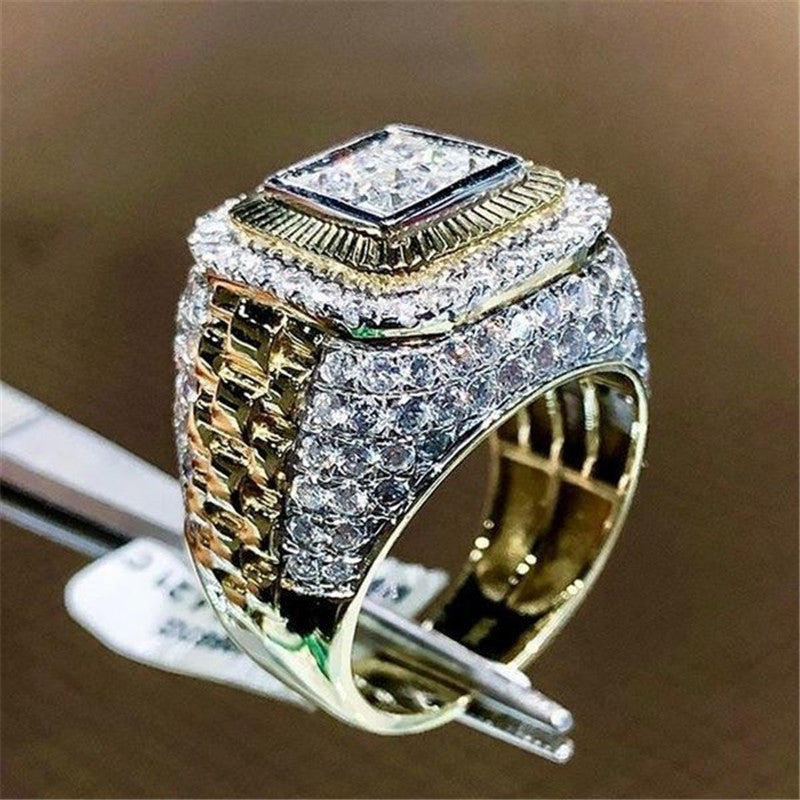 Hip-Hop-Diamant Ring - Shopteufel