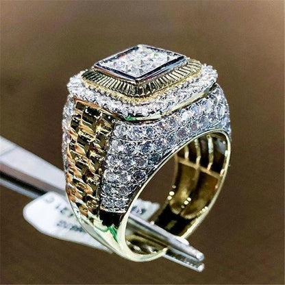 Hip-Hop-Diamant Ring - Shopteufel
