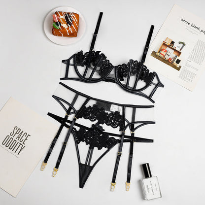 Sexy String-Tanga mit Blumenstickerei - Shopteufel