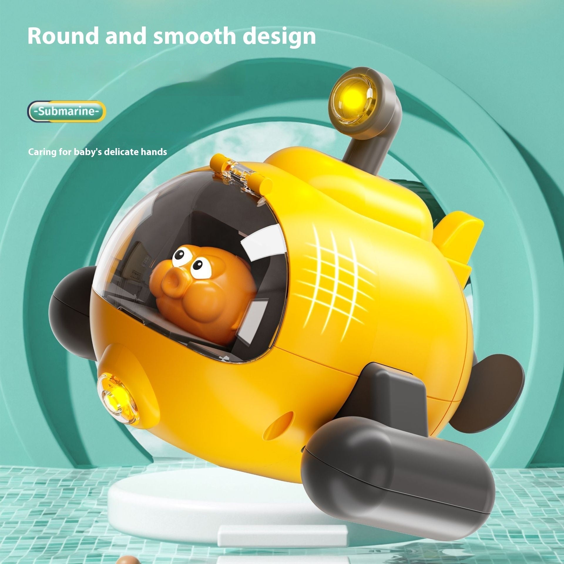 Wasserspielzeug Leuchtendes Katapult-U-Boot Badespielzeug - Shopteufel