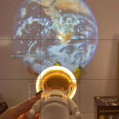 Astronauten-Sternenprojektorlampe mit Touchscreen - Shopteufel