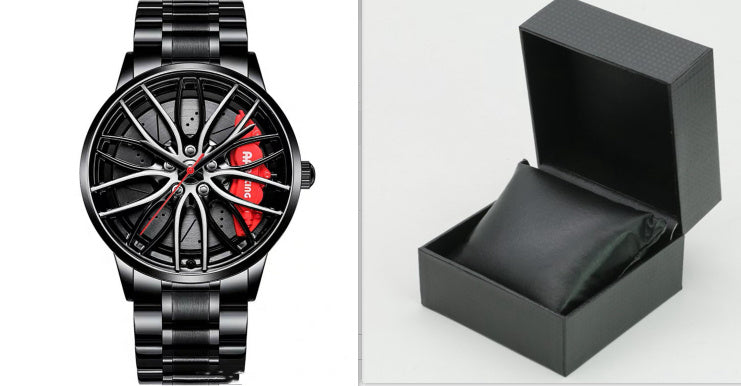 Automatic Movement Watch Waterproof Wheel Style Non-mechanical Watch - Shopteufel