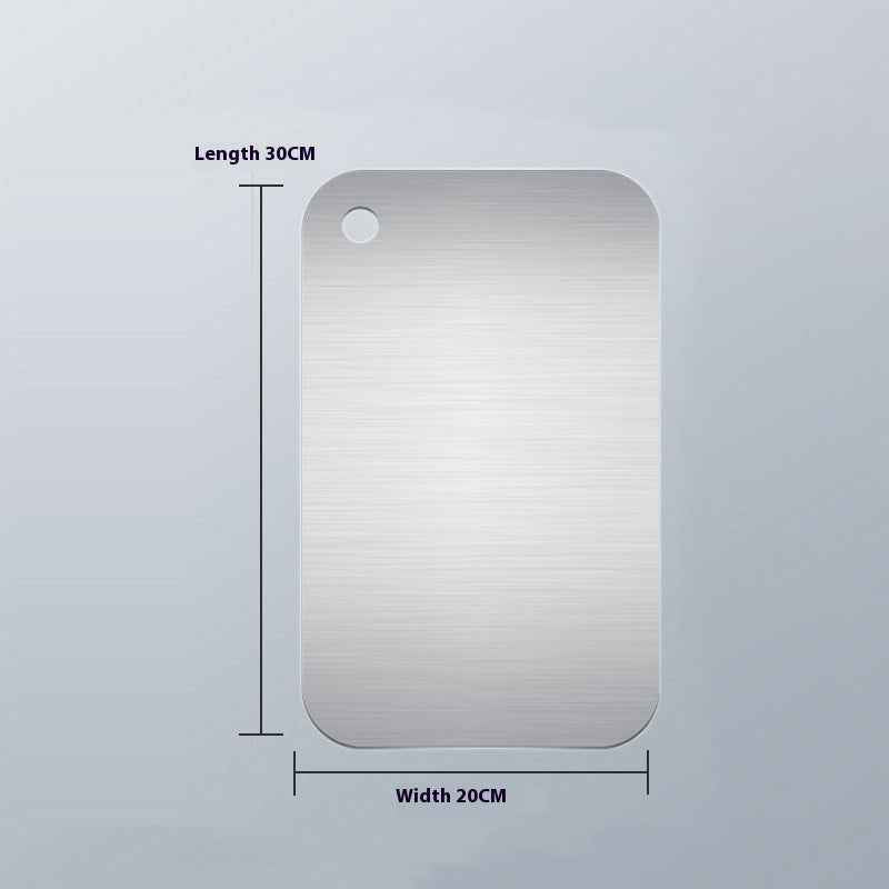 Verdicktes Küchenschneidebrett aus Edelstahl zum Schneiden von Gemüse und Fleisch - Shopteufel