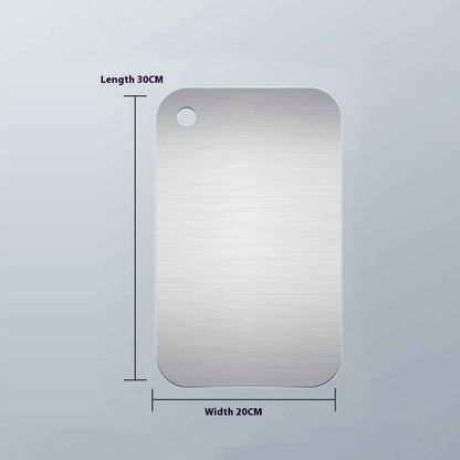 Verdicktes Küchenschneidebrett aus Edelstahl zum Schneiden von Gemüse und Fleisch - Shopteufel