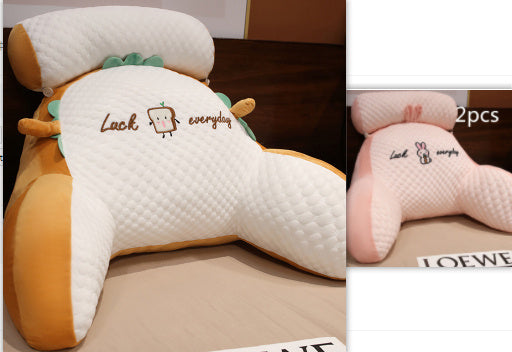 Sofakissen, flauschiges Mittagskissen, dreieckiges Lesekissen - Shopteufel