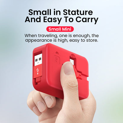 4-in-1-Einziehkabel, kreatives Macaron-USB-C-Micro-Kabel für iPhones mit Handyhalterung - Shopteufel