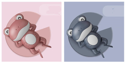 Kleines Frosch-Badespielzeug, Babybadezimmer, Aufziehspielzeug, schwimmendes Spielzeug - Shopteufel