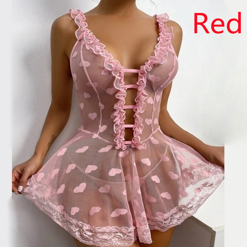 Minikleid aus Spitze – Erotische Dessous - Shopteufel