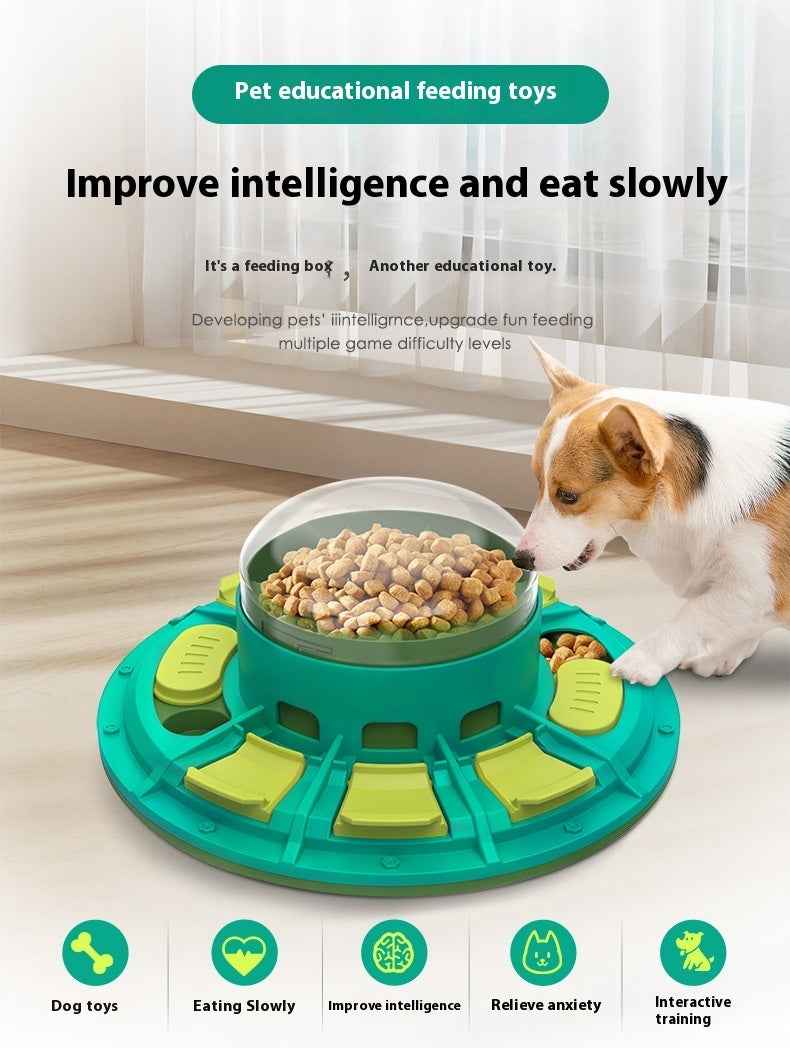 Interactive Dog Puzzle Toy For IQ Improvement And Slow Feeding Suitable For All Sizes Pets Nutritious Diet-Friendly Non-Electric Plastic Pets Game Pet Products - Shopteufel
