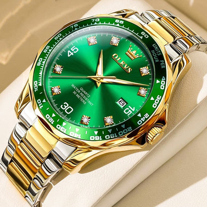 Green Submariner Quartz Watch Luminous Men's Watch - Shopteufel